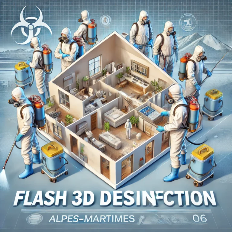 Flash 3D Désinfection - Expert en Désinfection, Dératisation et Nettoyage dans les Alpes-Maritimes (06)