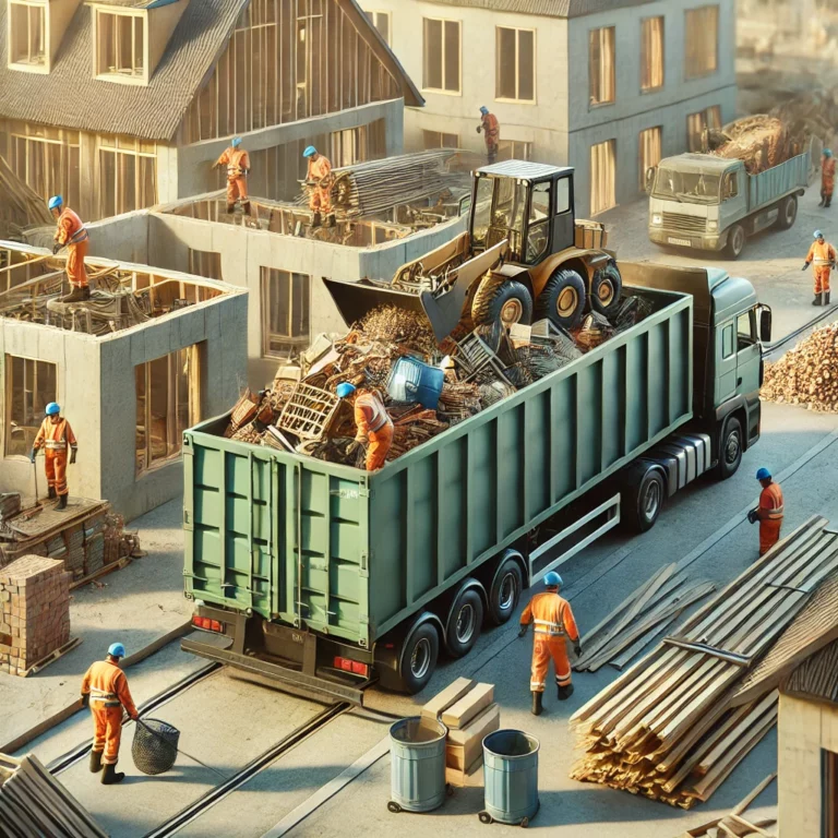 Collecte et transport des gravats après travaux de rénovation