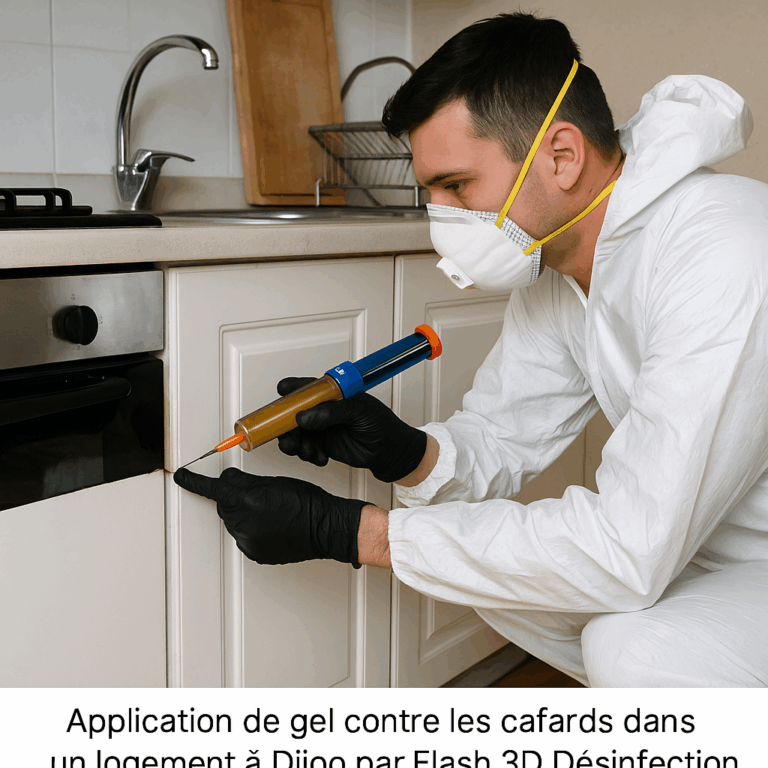 Cuisine propre à Dijon après une désinsectisation professionnelle contre les blattes