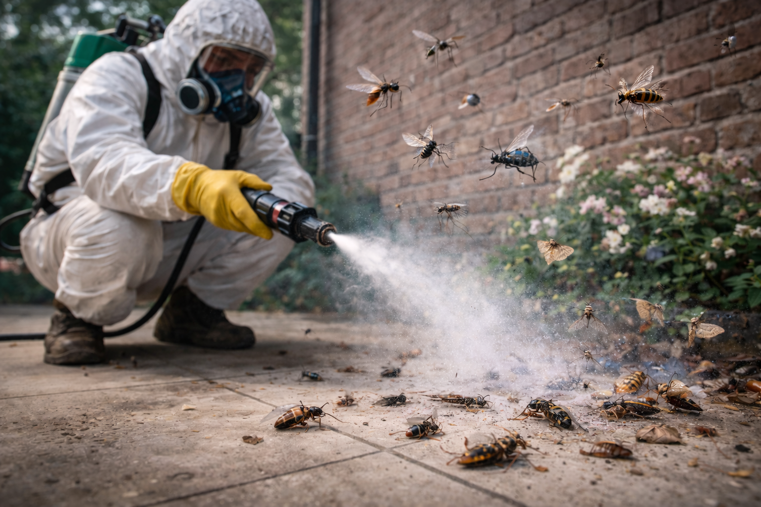 Désinsectisation des insectes volants : intervention Flash 3D Désinfection