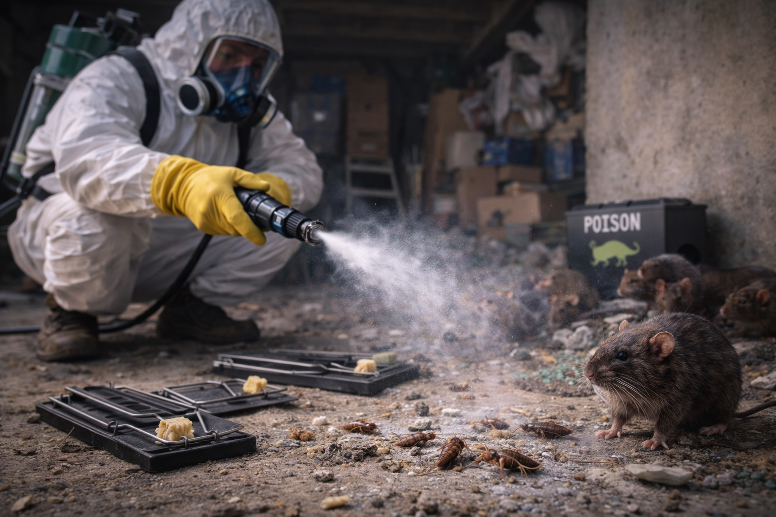 Dératisation : solutions contre les rats et souris par Flash 3D Désinfection