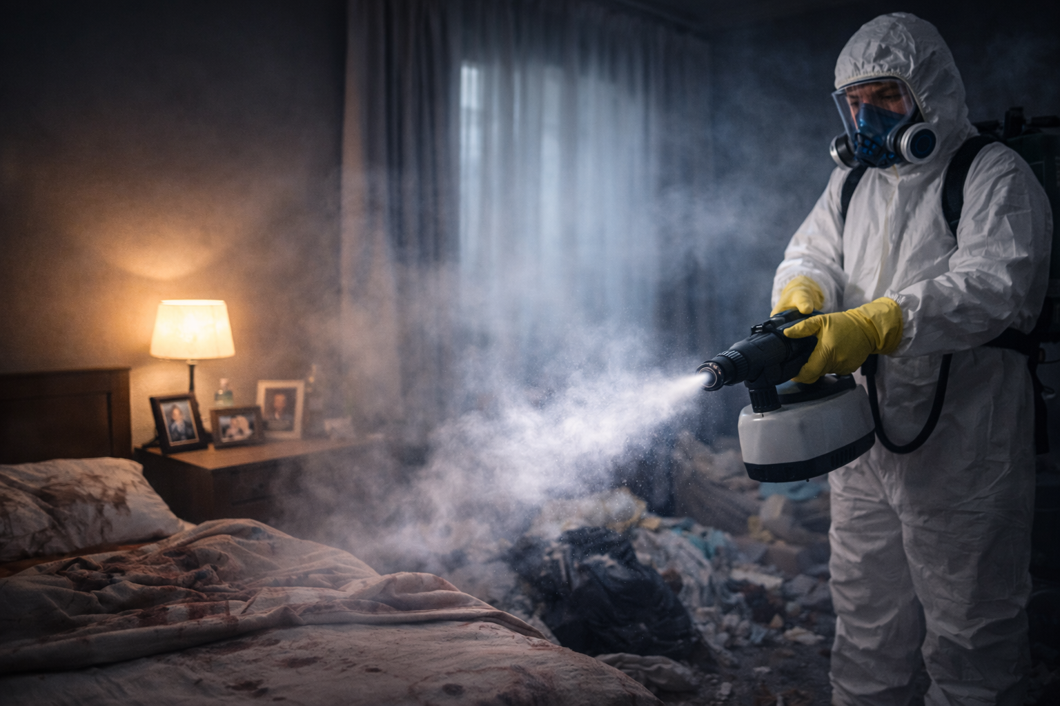 Désinfection post-mortem : intervention professionnelle après un décès par Flash 3D Désinfection
